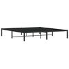 vidaXL Metal Bed Frame without Mattress Black 183x213cm