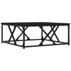 vidaXL Coffee Table Black 70x70x30 cm Engineered Wood