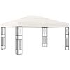 vidaXL Gazebo | Cream | Polyester | 3x4 m | Durable | Gazebo | Rectangular