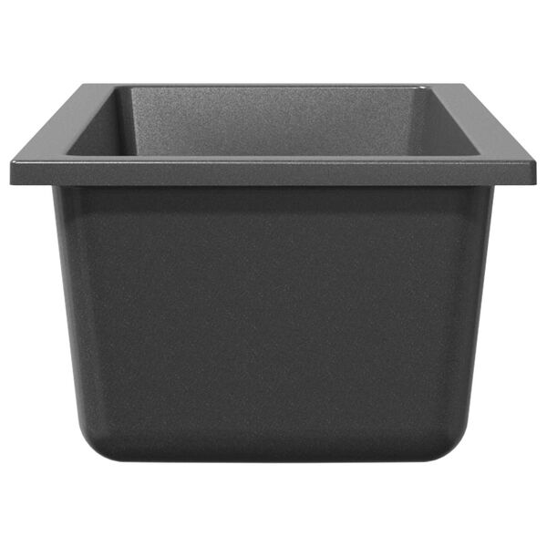 vidaXL Kitchen Sink Grey 21 x 44 x 14 cm Granite