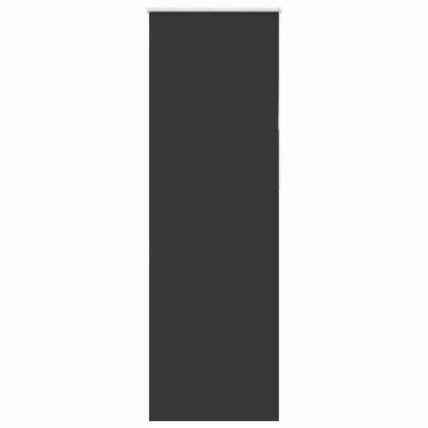 vidaXL Roller Blind Blackout Black 75x230 cm Fabric Width 70.7 cm Polyester