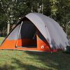 vidaXL Camping Tent Grey and Orange 320 x 275 x 190 cm Taffeta