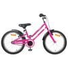 vidaXL Kids Bike 24'' for 8-12 Years Old Pink Black