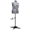 vidaXL Adjustable Dress Form Female Grey L Size 44-50