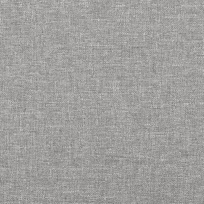 vidaXL Box Spring Bed Frame Light Grey 90x190 cm Single Fabric