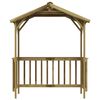 vidaXL BBQ Shed 163.5x93x210 cm Impregnated Pinewood