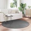 vidaXL Area Rugs Round HUARTE Anthracite &Oslash; 120 CM Polyester