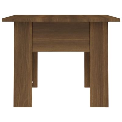 vidaXL Coffee Table Brown Oak 55x55x42 cm Engineered Wood