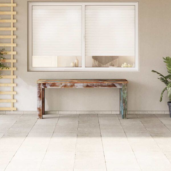vidaXL Bench Solid Reclaimed Wood 110x35x45 cm