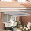 vidaXL Awning Manual Light Grey 300 x 250 cm Polyester