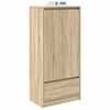 vidaXL Cabinet with Drawer Sonoma Oak 55.5x34x119.5 cm Engineered Wood