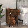 vidaXL Bedside Cabinets 2 pcs Smoked Oak 40x35x70 cm