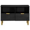 vidaXL TV Cabinet Black 70x33x46 cm Engineered Wood