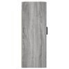 vidaXL Wall Mounted Cabinet Grey Sonoma 69.5x34x90 cm