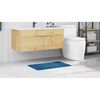 vidaXL Anti-slip Bath Mat Blue 50 x 80 cm PP