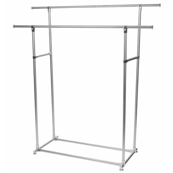Perel Double Clothing Rack 145x50x155 cm 75 kg MP62