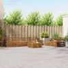 vidaXL Outdoor Sofa Set 7 pcs Natural