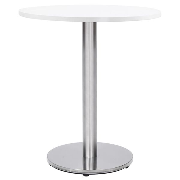 vidaXL Bistro Table Leg Silver &Oslash;45x72 cm Stainless Steel