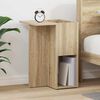 vidaXL End Table Sonoma Oak 35 x 40 x 55 cm Engineered Wood