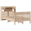 vidaXL Bed Frame without Mattress 135x190 cm Solid Wood Pine