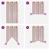 vidaXL String Curtains 2 pcs Multicolour 140x250 cm