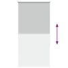 vidaXL Roller Blind Blackout Light Grey 85x150 cm Fabric Width 80.7 cm Polyester
