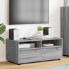 vidaXL TV Cabinet Grey Sonoma 100 x 48 x 43 cm Engineered Wood