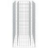vidaXL Gabion Raised Bed Galvanised Steel 90x50x100 cm