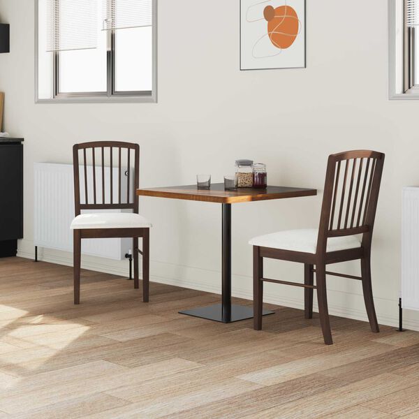 vidaXL Dining Chairs 2 pcs Light Brown 50 x 52.5 x 91 cm