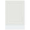 vidaXL Dishwasher Panel Porto White 45x1,5x57 cm Engineered Wood