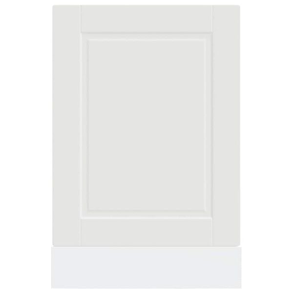 vidaXL Dishwasher Panel Porto White 45x1,5x57 cm Engineered Wood
