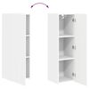 vidaXL TV Wall Cabinet Set Wall-mounted 4 pcs White Engineered Wood