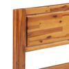vidaXL Bed Frame with Cabinets Solid Acacia Wood Brown 140x200 cm