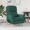 vidaXL Armchair Dark green 76 x 94 x 102 cm Fabric