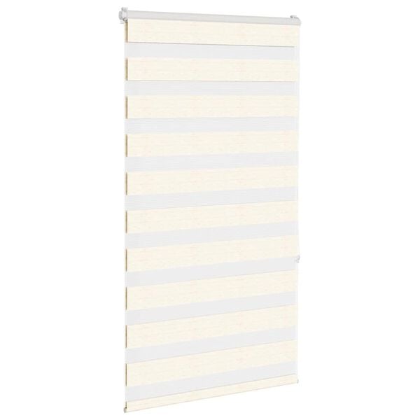 vidaXL Zebra Blind Marble Beige 75x150 cm Fabric Width 70.9 cm Polyester