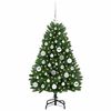 vidaXL Artificial Christmas Tree with Stand Green 120 cm PVC and Metal