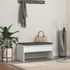 vidaXL Hall Bench with Cushion White 83 x 38 x 40 cm