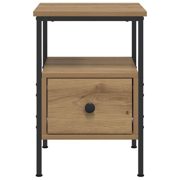 vidaXL Bedside Cabinets 2 pcs Artisan Oak 34x36x50 cm Engineered Wood