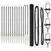 vidaXL Welded Wire Fence with Spikes 25 x 1.5 m (W x H)