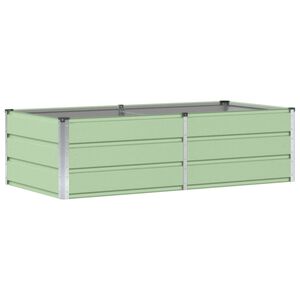 vidaXL Planter Green 160 x 80 x 45 cm Steel