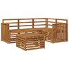 vidaXL Outdoor Sofa Set 5 pcs Natural Solid Acacia Wood