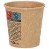 vidaXL Paper Coffee Cups with Lids 1000 pcs 4oz 100ml