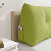 vidaXL Back Pillow Light Green 140 x 24 x 50 cm Fabric