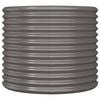 vidaXL Garden Planter Galvanised Steel 80x80x68 cm Grey
