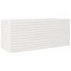 vidaXL Garden Planter White 110x40x45.5 cm Solid Wood Pine