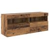vidaXL TV Wall Cabinet 100 x 30 x 40 cm Old Wood Engineered Wood