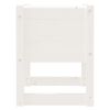 vidaXL Planter White 40x40x52.5 cm Solid Wood Pine