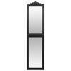 vidaXL Free-Standing Mirror Black 40x160 cm