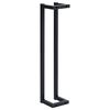 vidaXL Towel Rack Black 12.5x12.5x60 cm Iron
