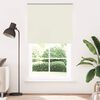 vidaXL Roller Blind Blackout Off White 125x210 cm Fabric Width 121.6 cm Polyester